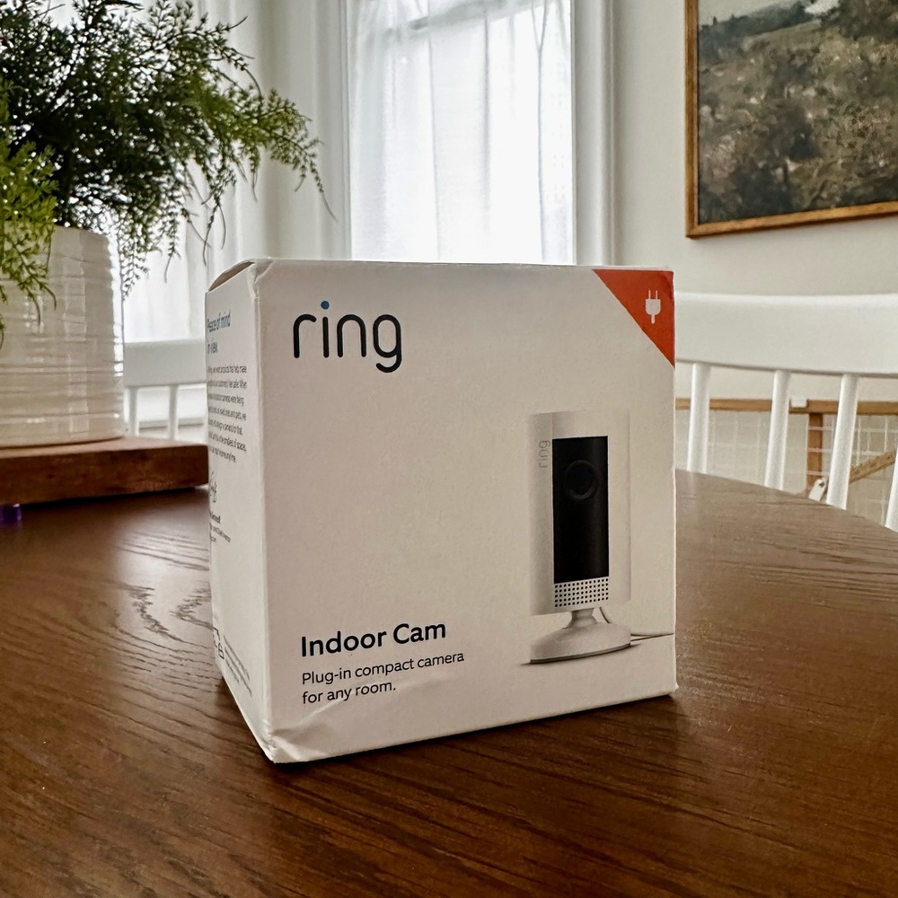 NEW Ring Indoor Security Cam 1080p HD White